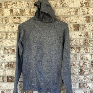 Athleta Gray Hooded Jacket